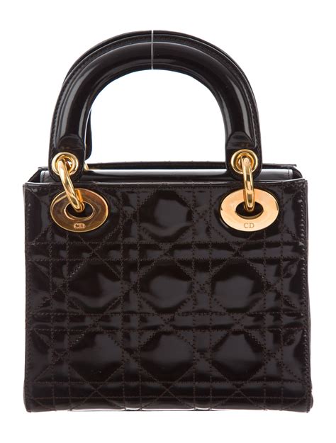 black mini dior bag|christian Dior tote bag small.